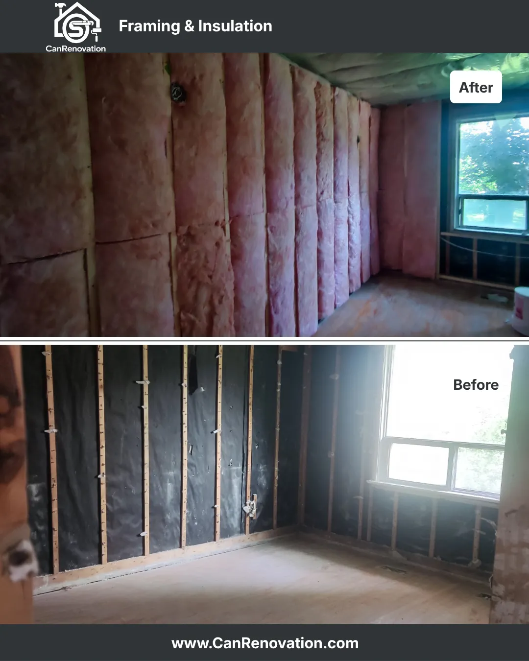 Wall Framing & Insulation